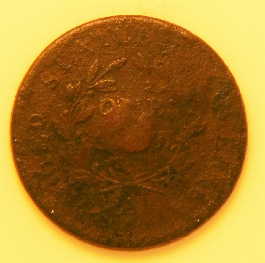 Punch-Mark----1798-Draped-Bust-Large-Cent