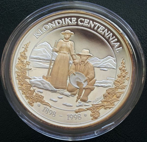1998-Centennial-Gold-Rush-Klondike-Medallion---Any-Info?