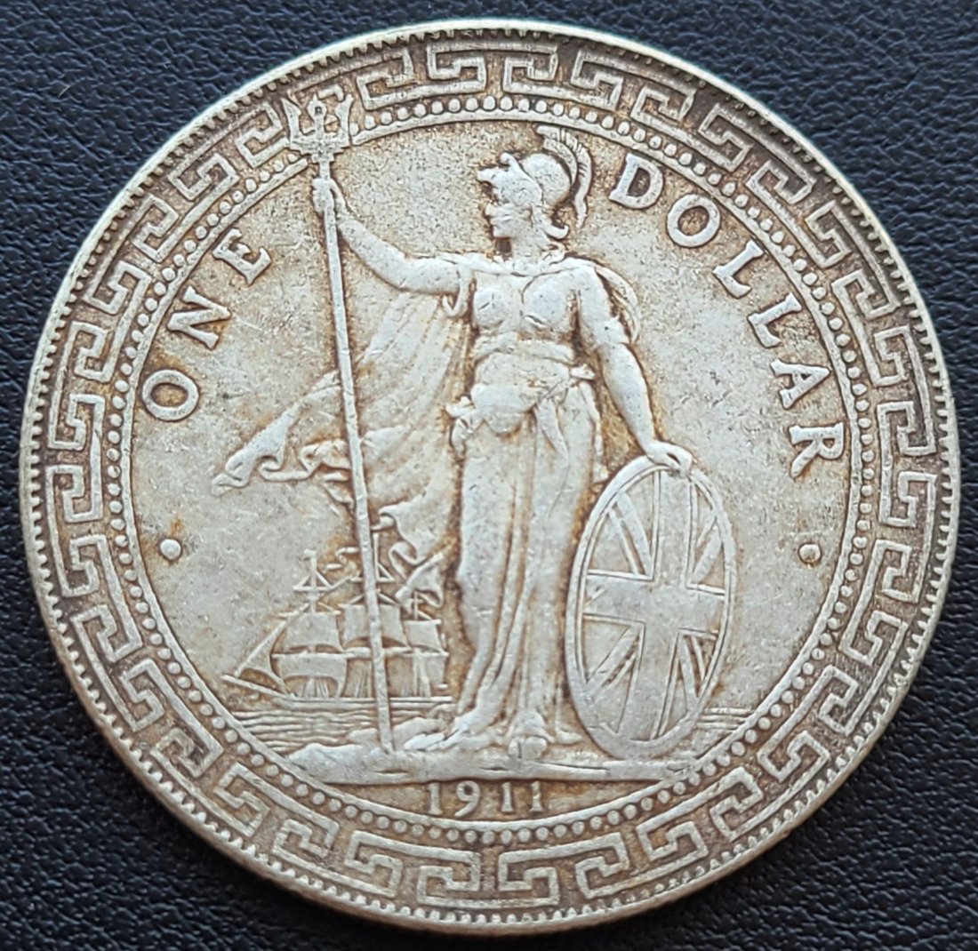 1911-Great-Britain-One-Dollar-Coin