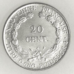 1909-Indo-Chine-France-20-Cent