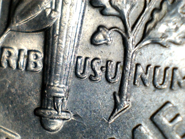 2008---P-Roosevelt-Dime-Cud,-PMD,-Die-Chip?