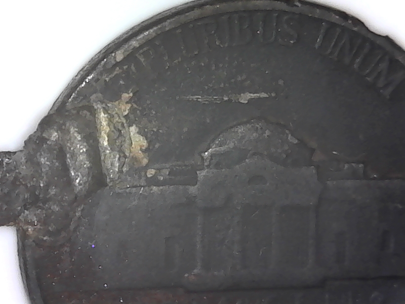 Metal-Bump-On-1947-Nickel.-Original?