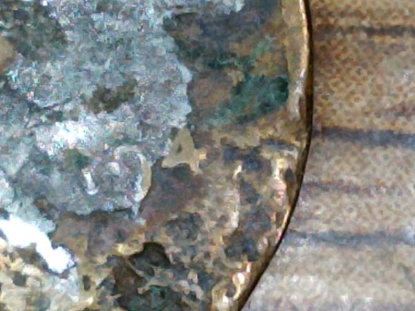 194?-Wheat-Penny-Damaged
