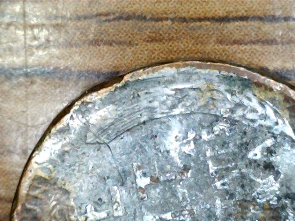 194?-Wheat-Penny-Damaged