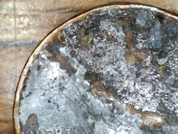 194?-Wheat-Penny-Damaged