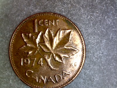 1974-Canadian-Penny,-Die-Error,-Or-Just-Warn?