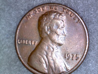 1975-Lincoln-Cent,-Has-A-Bad-Case-Of-Puffy,-Or?