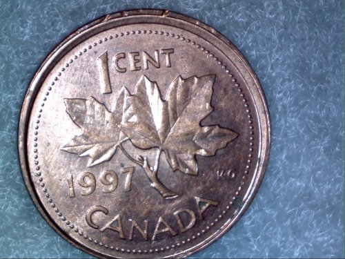 1997-Canadian-Penny-Misaligned-Die