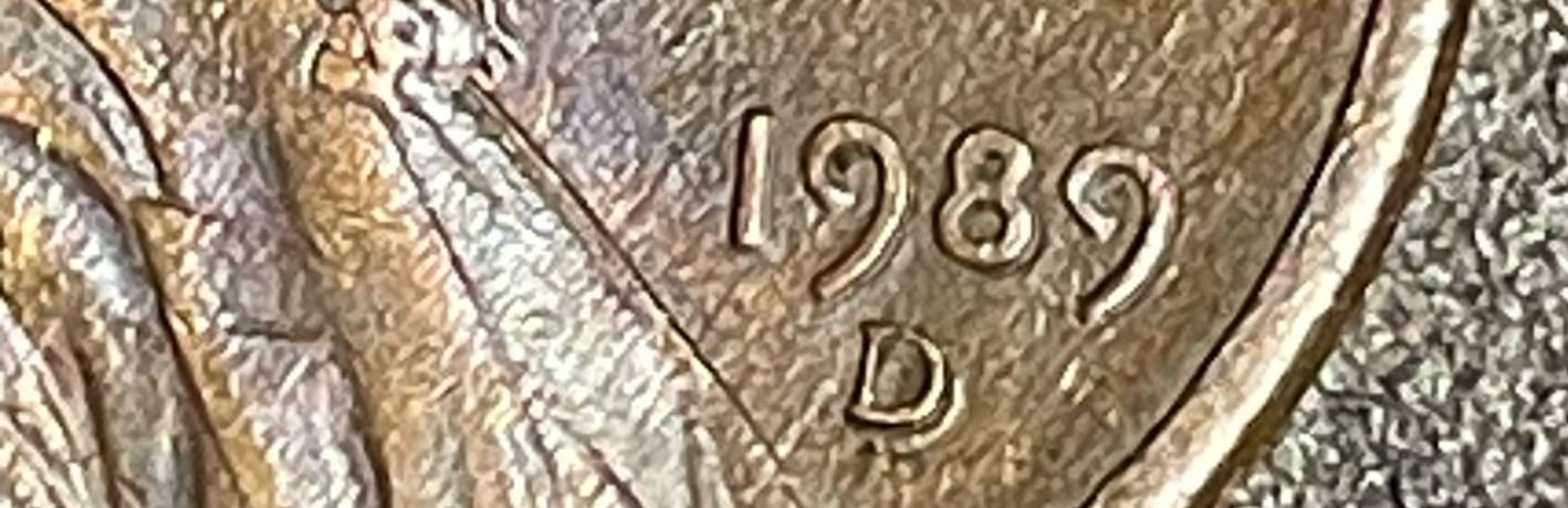 1989-D-Cent-Double-Strike-Error-Or-Zinc-Corrosion?