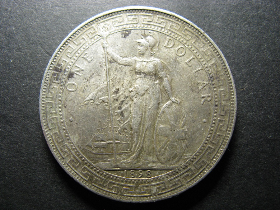 1898-Trade-Dollar---Too-Much-Verdigris-For-Grading?