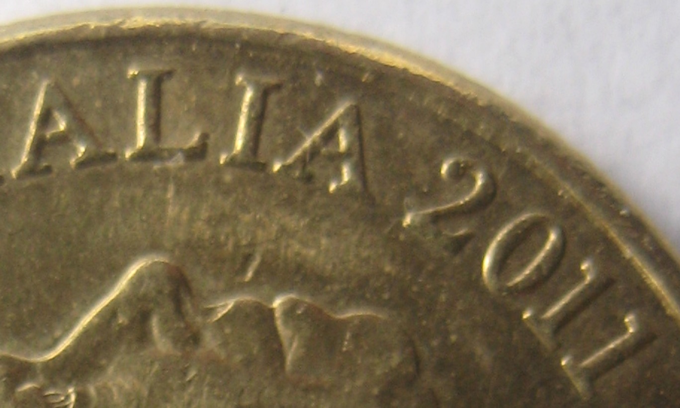 Unusual-Looking-'A'-In-Australia-On-This-2011-$1-Coin