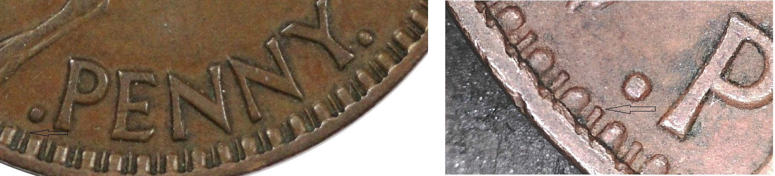 1943-Penny-Bombay-I---Large-And-Small-Denticles.