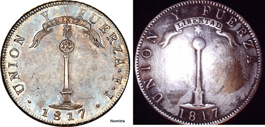 I-Picked-Up-1817-Union-Fuerza-Chile-Independence-Santiago-Coin--Poss-Counterfit-Help