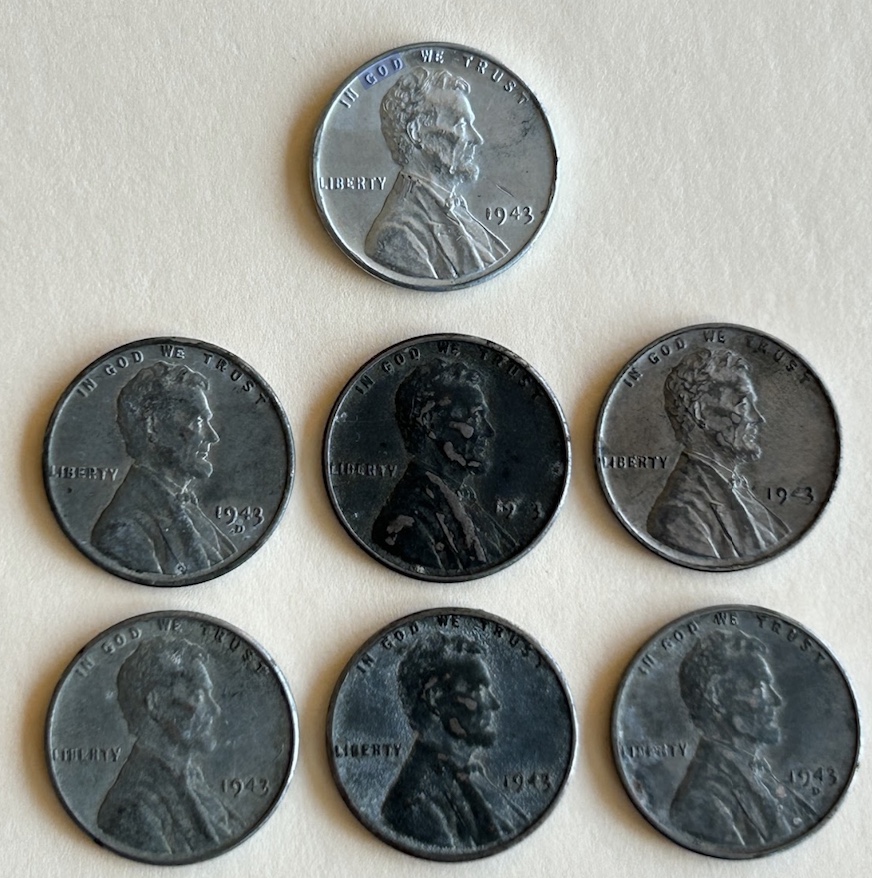 1943-Wheat-Penny-Variations---Unique?