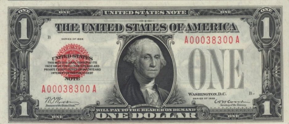Series-1928-$1-United-States-Note