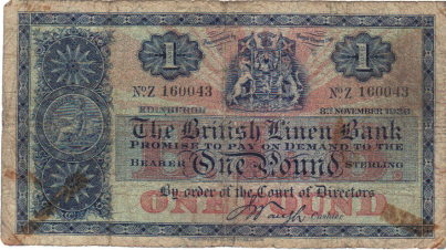 1938-Brittish-Linen-Bank-1-Pound-
