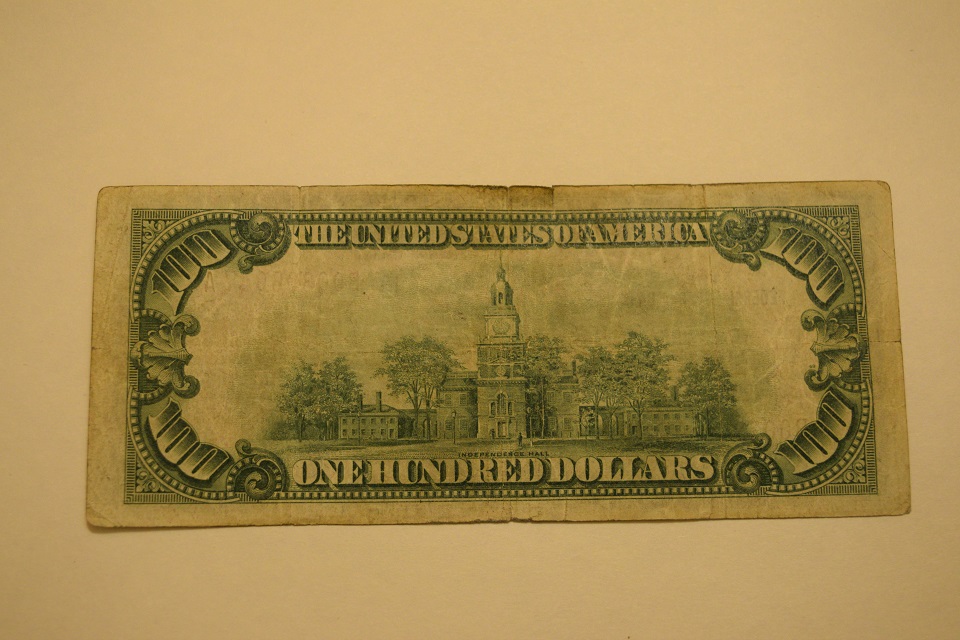 1929-$100-National-Banknote-From-Bank