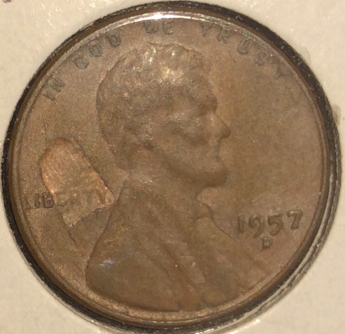 1957-D-Lincoln-Cent:--Is-This-A-Lamination-Flaw?