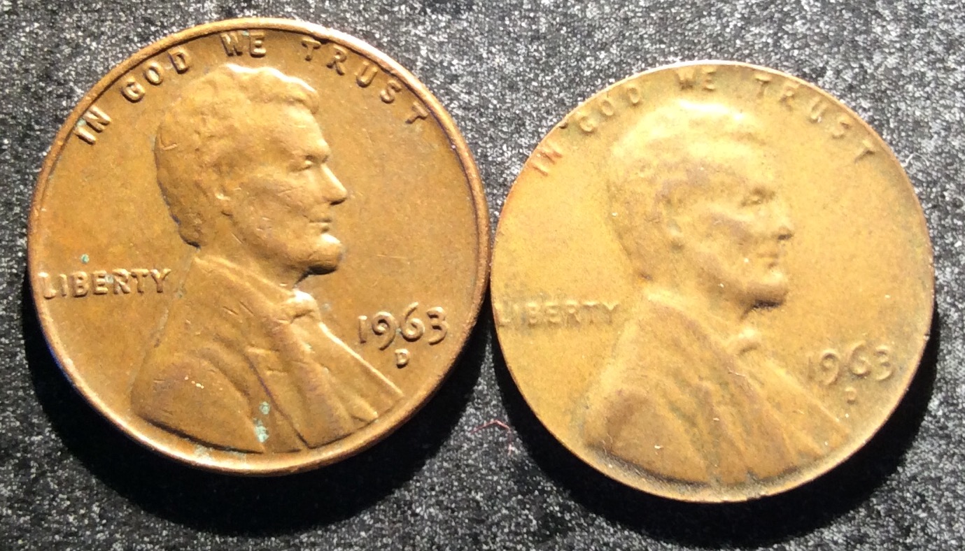 1963-D-Lincoln-Cent:-Thin-Planchet?