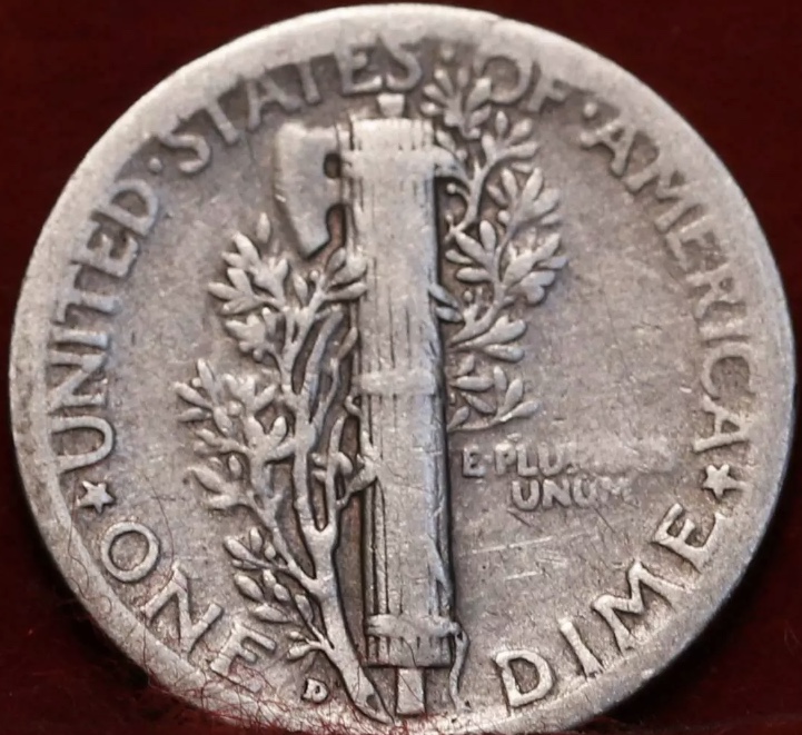 1931-D-Mercury-Dime-For-Grading