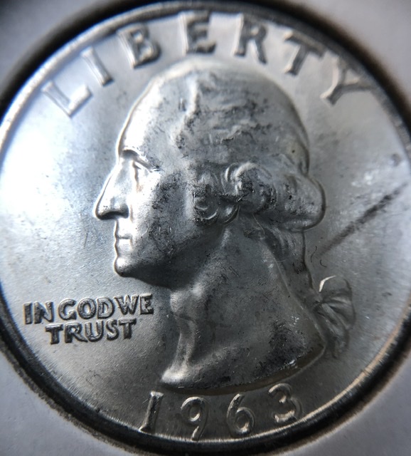 1963-D-Washington-Quarter-For-Grading