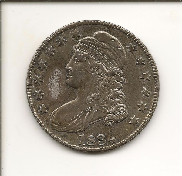 1834-Bust-Half