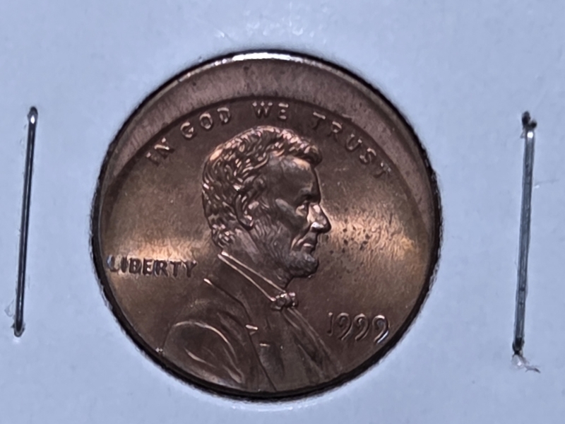 1999-P---1-Cent-Off-Center-Strike,-Double-Date-Question