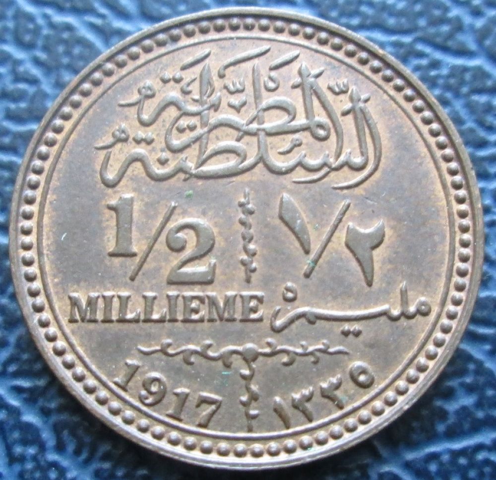 Egypt-1/2-Millieme-1917