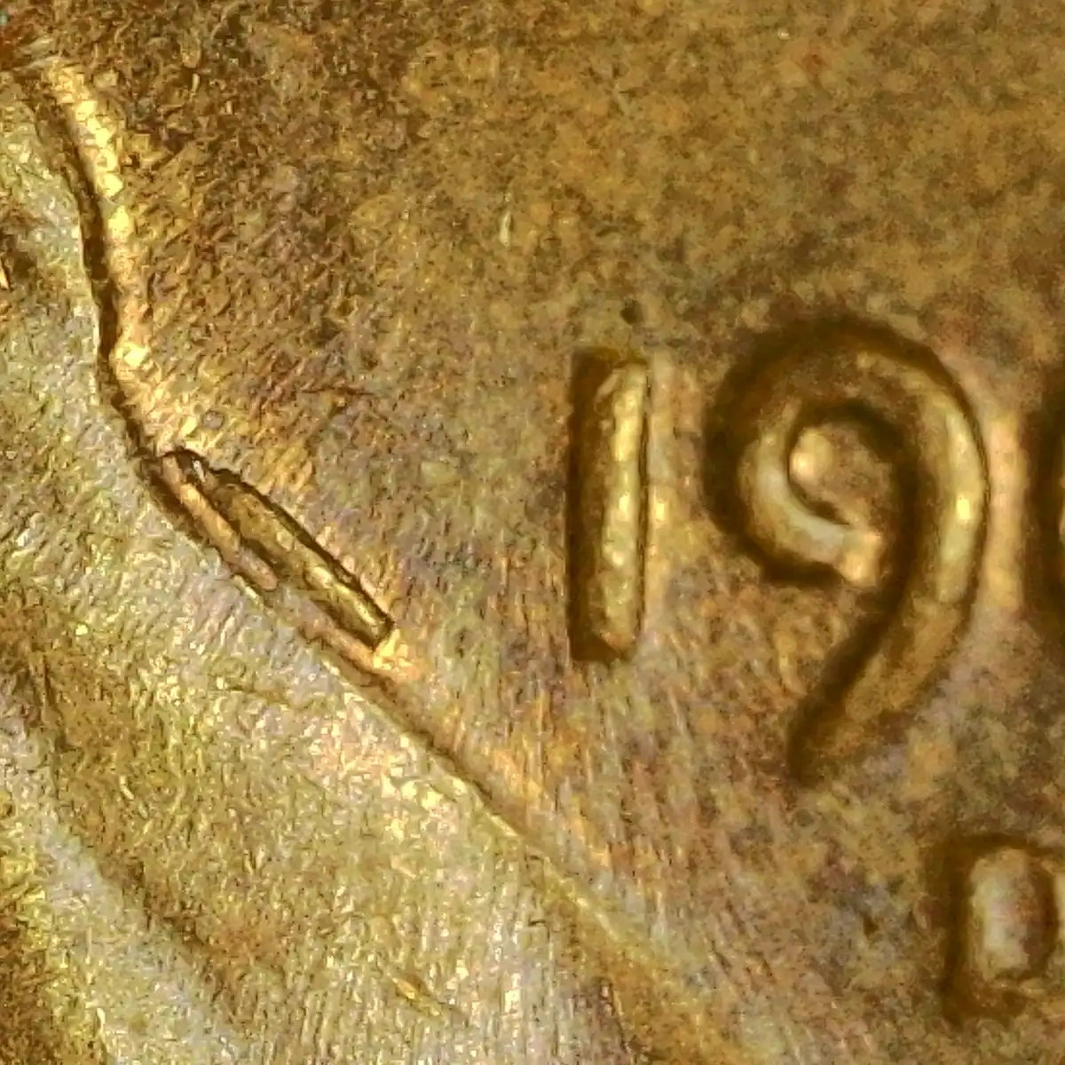 1968-D-Lincoln-Memorial-Cent-,-Extra-1-Digit-Tilted-And-East-Of-Date