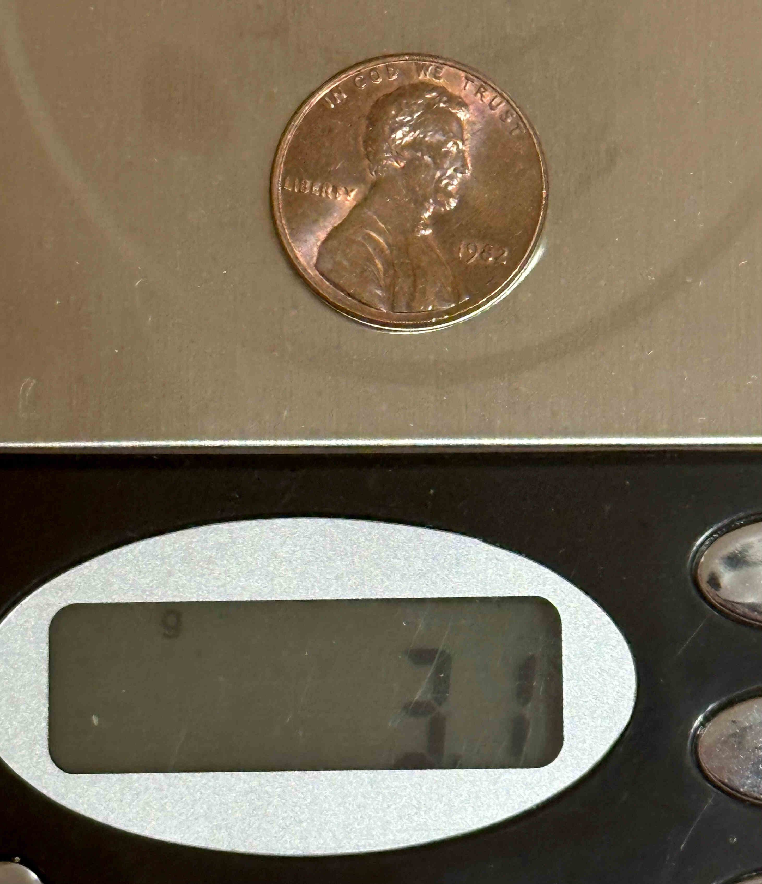 1982-P-Sm-Date-Lincoln-Penny-~-Bronze-3.1g