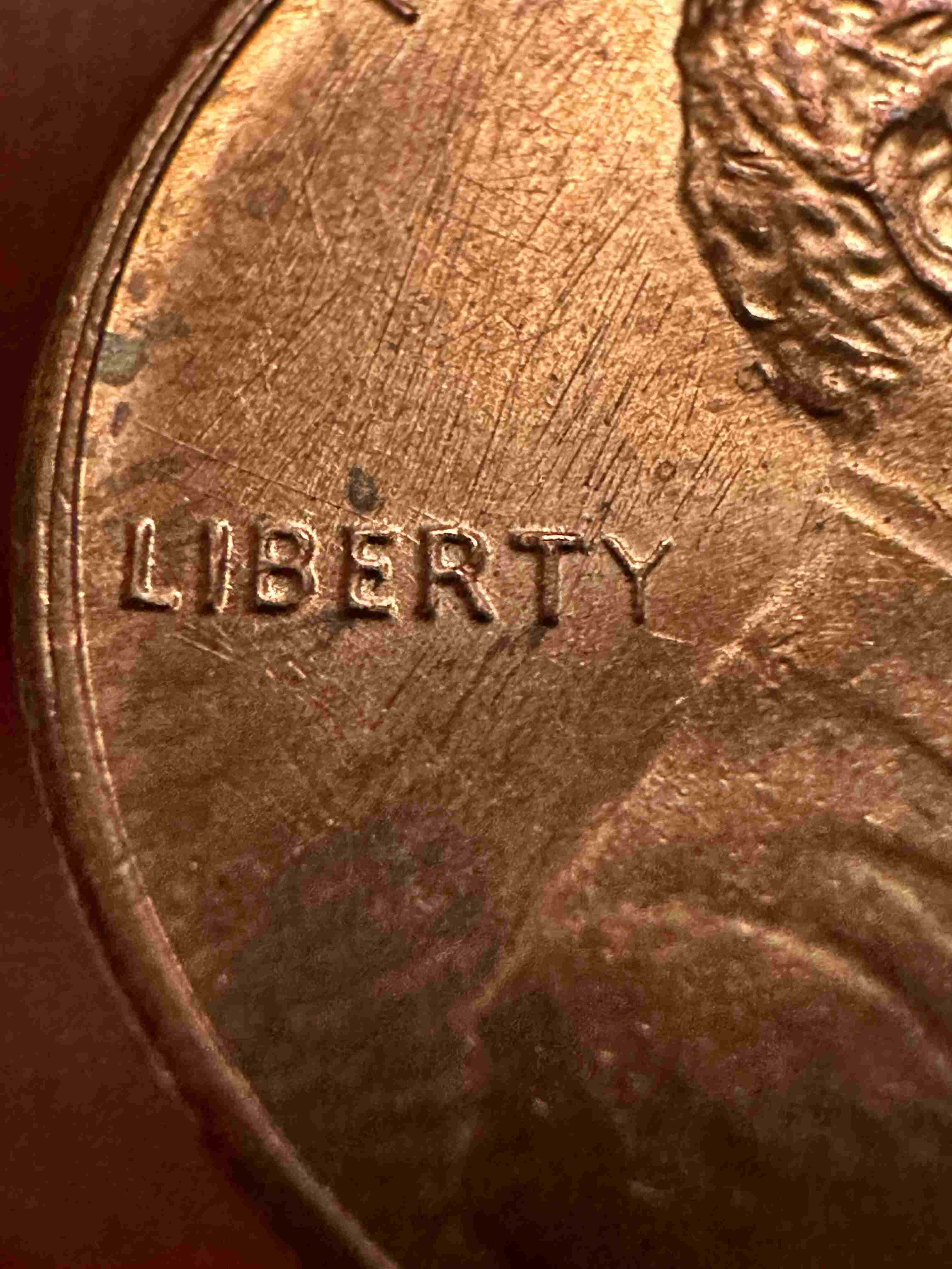 1983-P-Lincoln-Penny-~-Skinny-OBV-