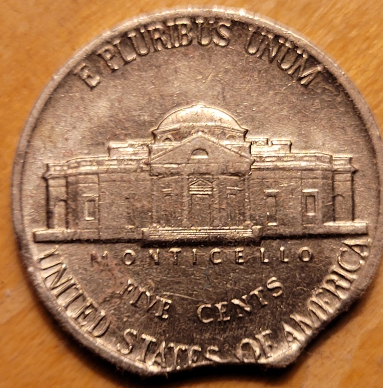 1977-Nickel-Clipped-Planchet-Error?