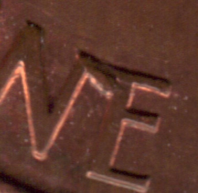 1989-P-Lincoln-Memorial-Cent-Die-Chip-/-Crack