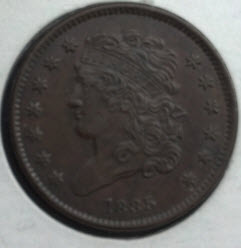 1835-Half-Cent