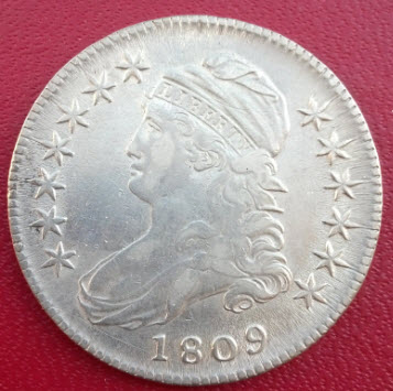 1809-Bust-Half