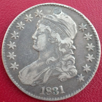 1831-Bust-Half