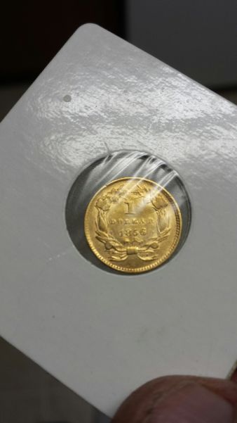 1856-Indian-Head-$1-Gold