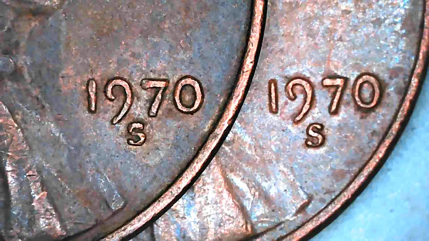1970-S-Lincoln-Penny---Small-V-Large-Date