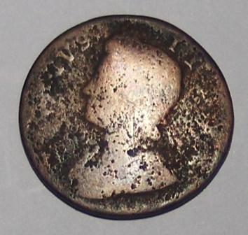 ID---2-Worn-Copper-Coins-1700-S-/Spain?