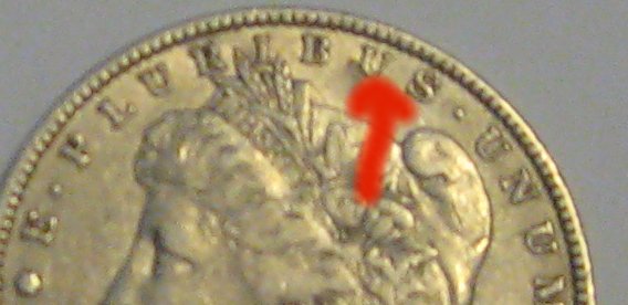 1900-O-Morgan-Possible-Extra-Silver-On-Edge-And-Error-