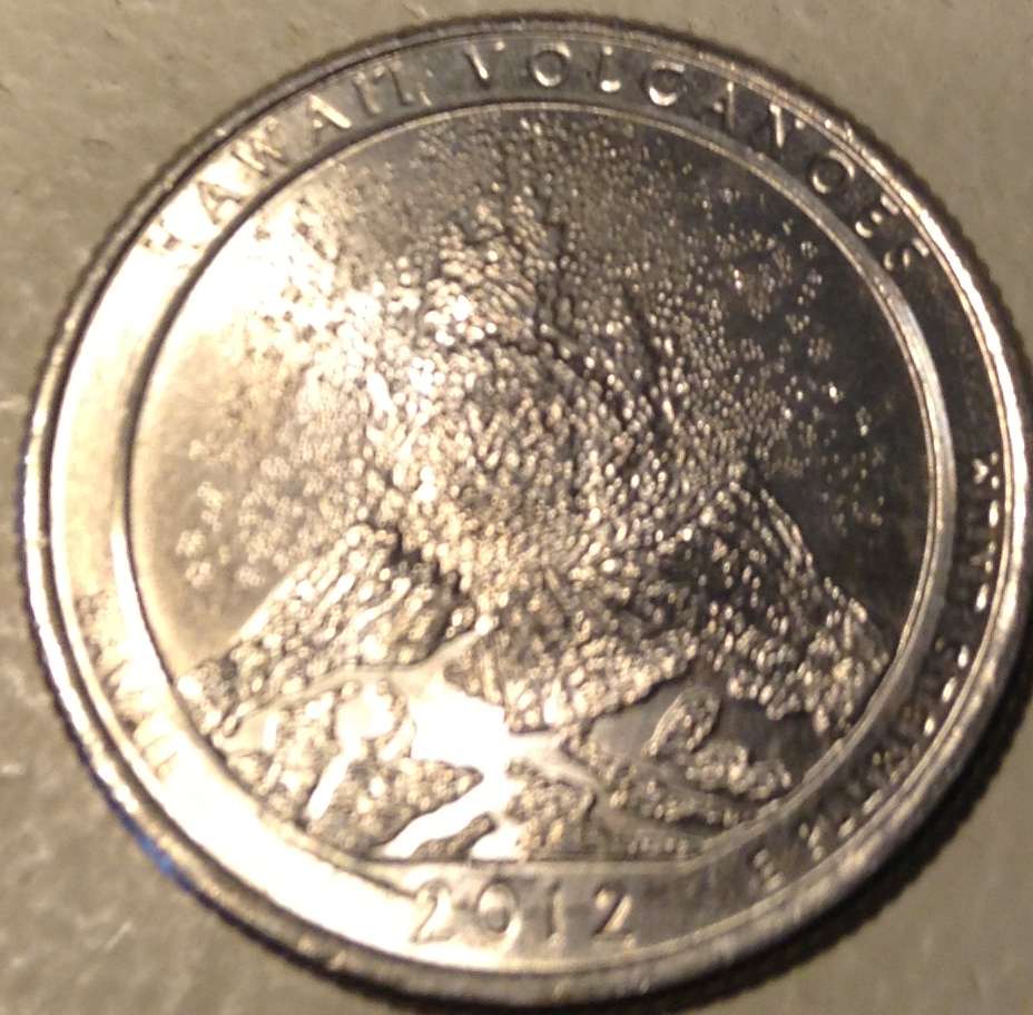 2012-D-Hawaii-Valcanoe-Quarter-For-Grading.