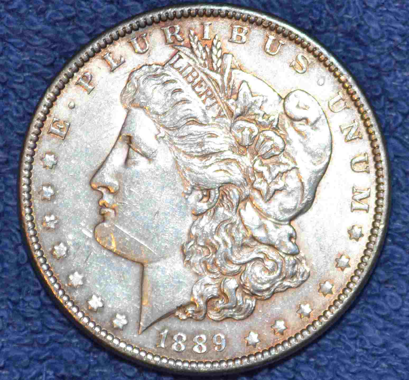 1889-P-Morgan-Dollar-Die-Chipped-Star-And-Possible-Gouge.