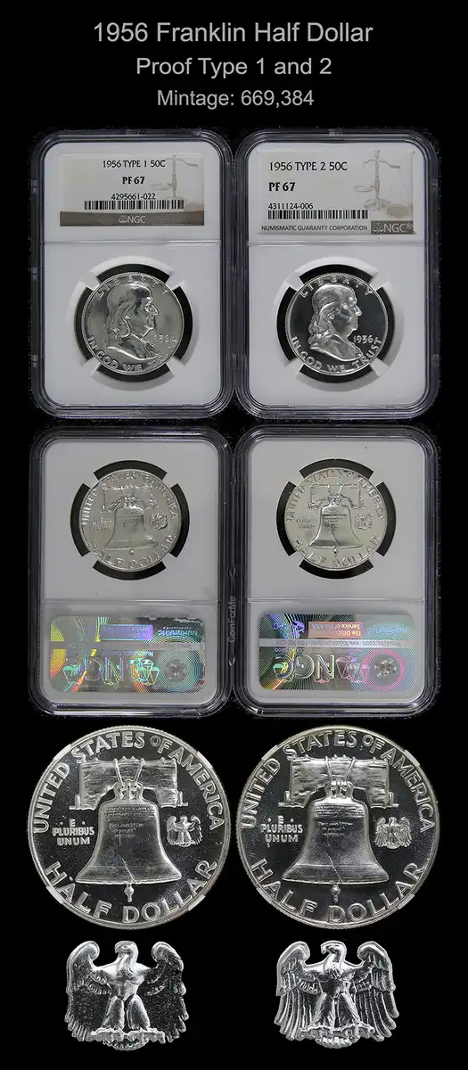 1956-Type-1/-Type-2-Proof-Franklins:-What-Is-The-Difference?