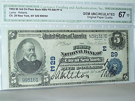 What-Is-Your--Lowest-National-Bank-Note-Charter-Number?