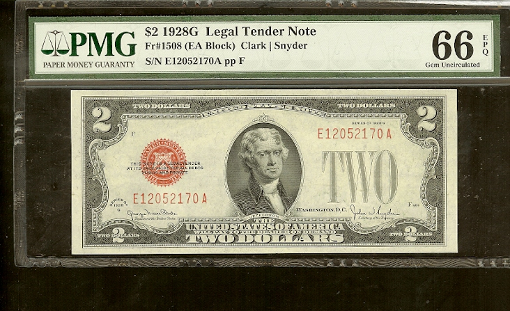 1928--G-$2-Note.-Grade?