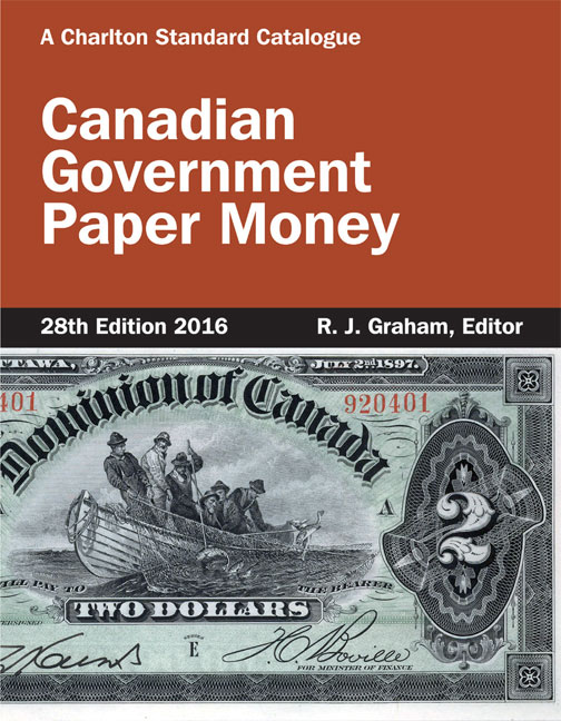 2016-Charlton-Canadian-Government-Paper-Money-28th-Edition