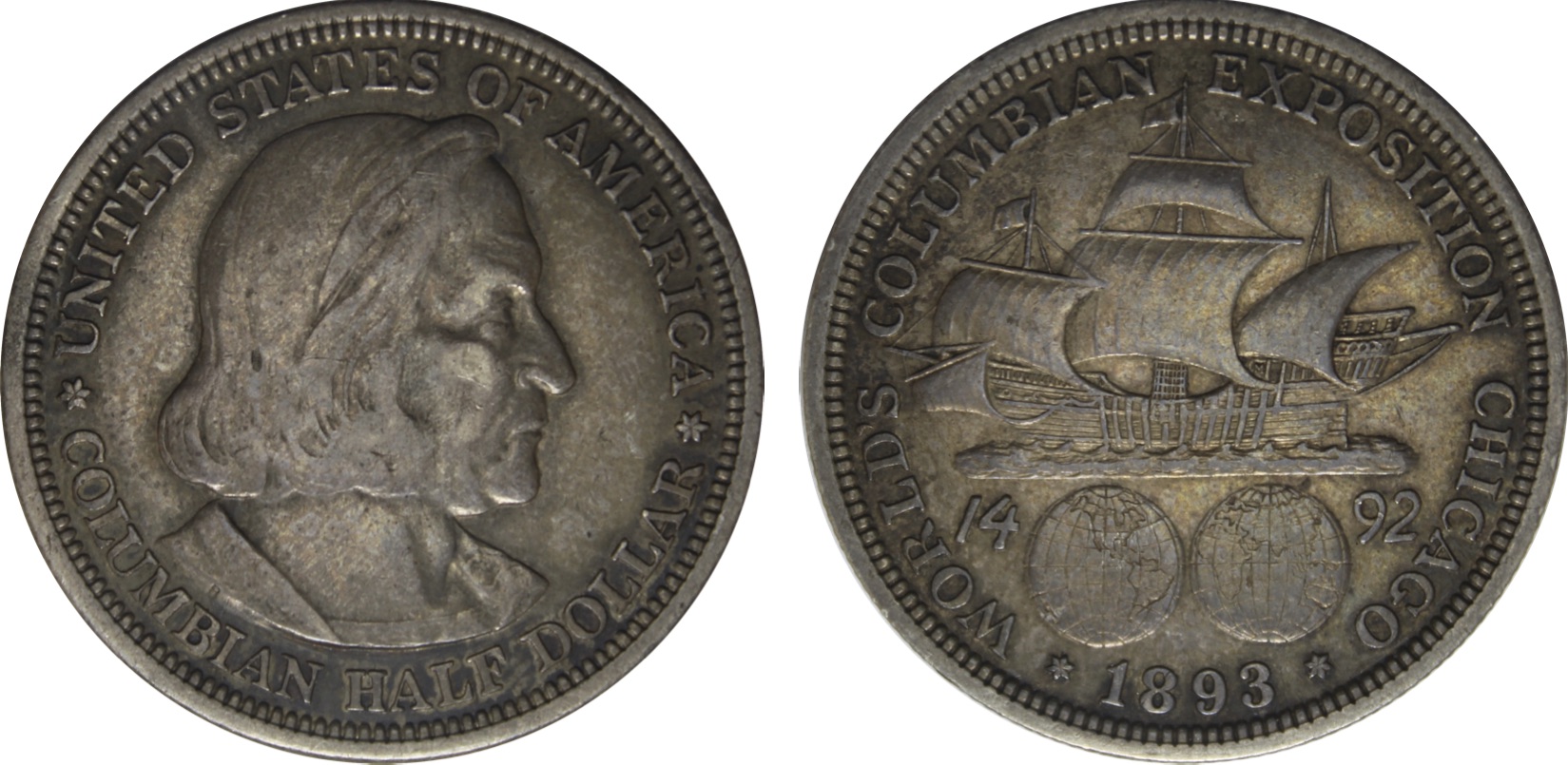 1893-Columbian-Half-For-Grading