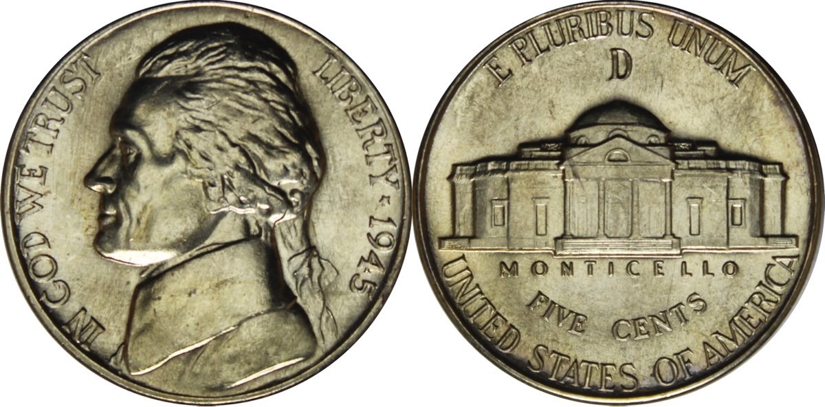 1945-D-War-Nickel-For-Grading