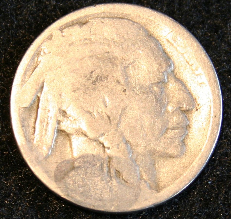 1917-S-Buffalo-Nickel-Two-Feather-Variety-And-Counterstamped?