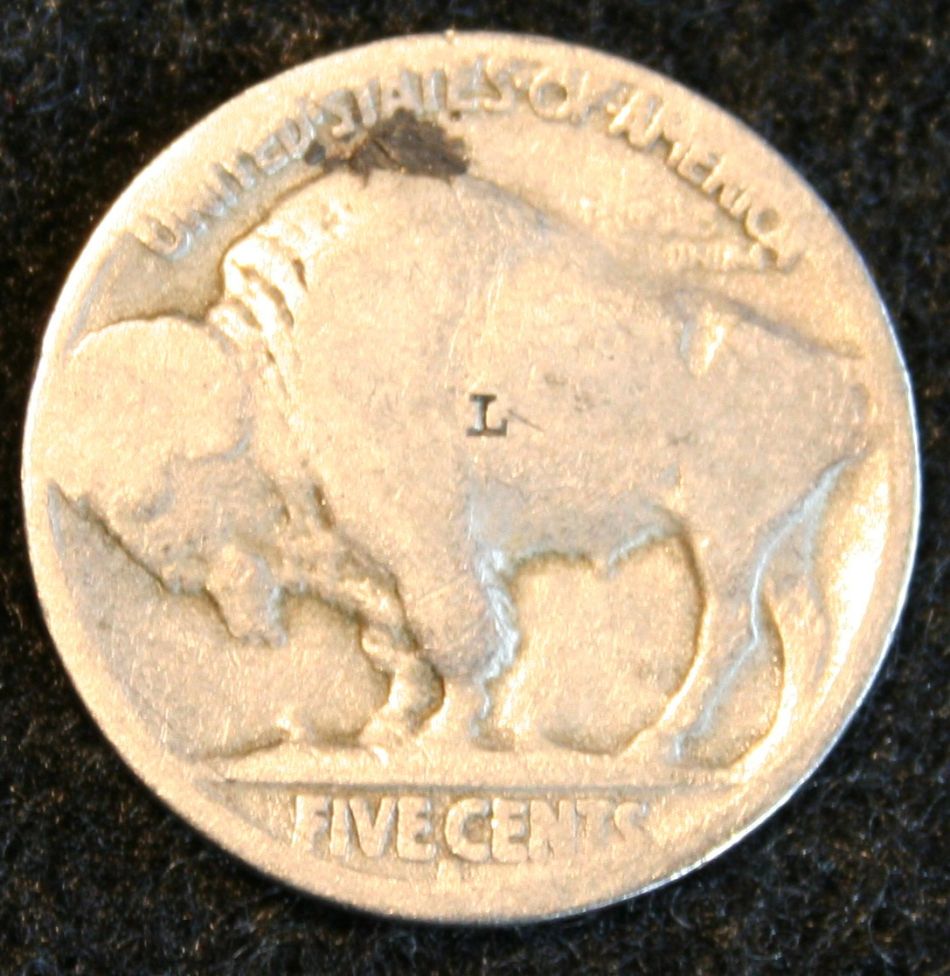 1917-S-Buffalo-Nickel-Two-Feather-Variety-And-Counterstamped?
